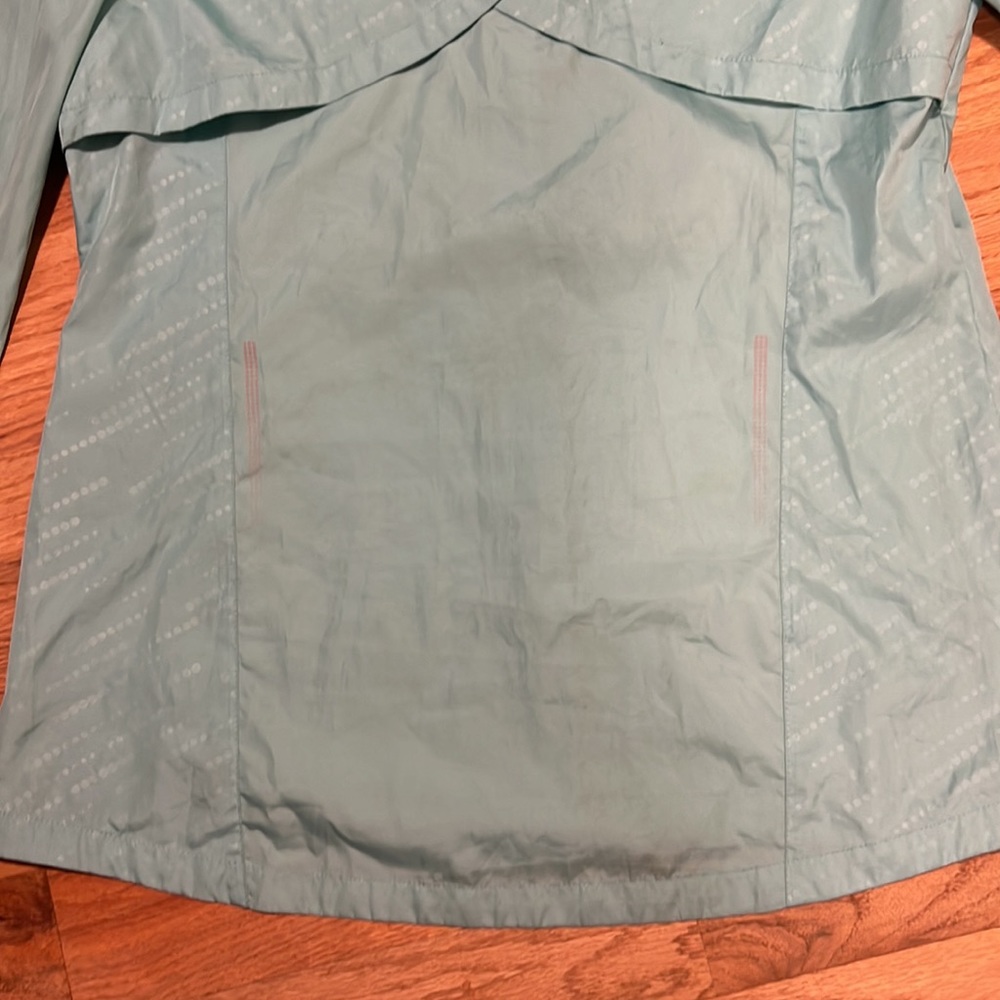 Hind Rain Jacket with hood teal / mint colored large - Picture 8 of 9